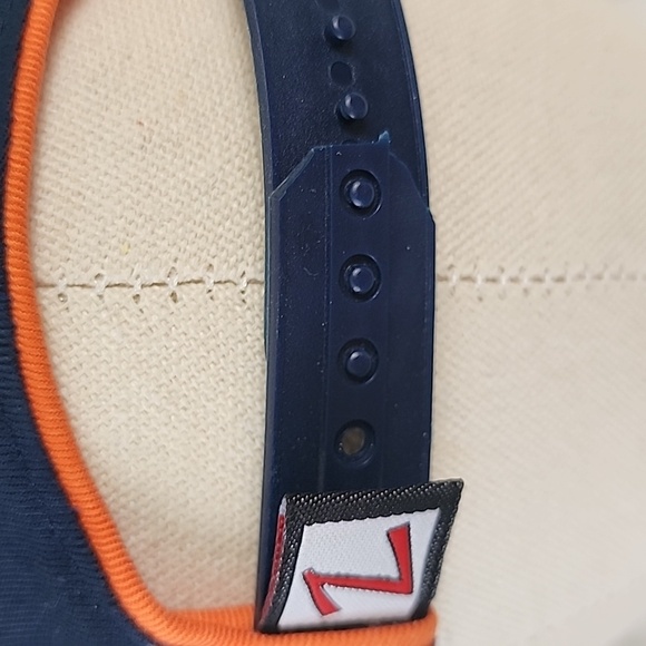 Zephyr University of Illinois Fighting Illini blue orange baseball hat cap FLAW - Picture 5 of 9